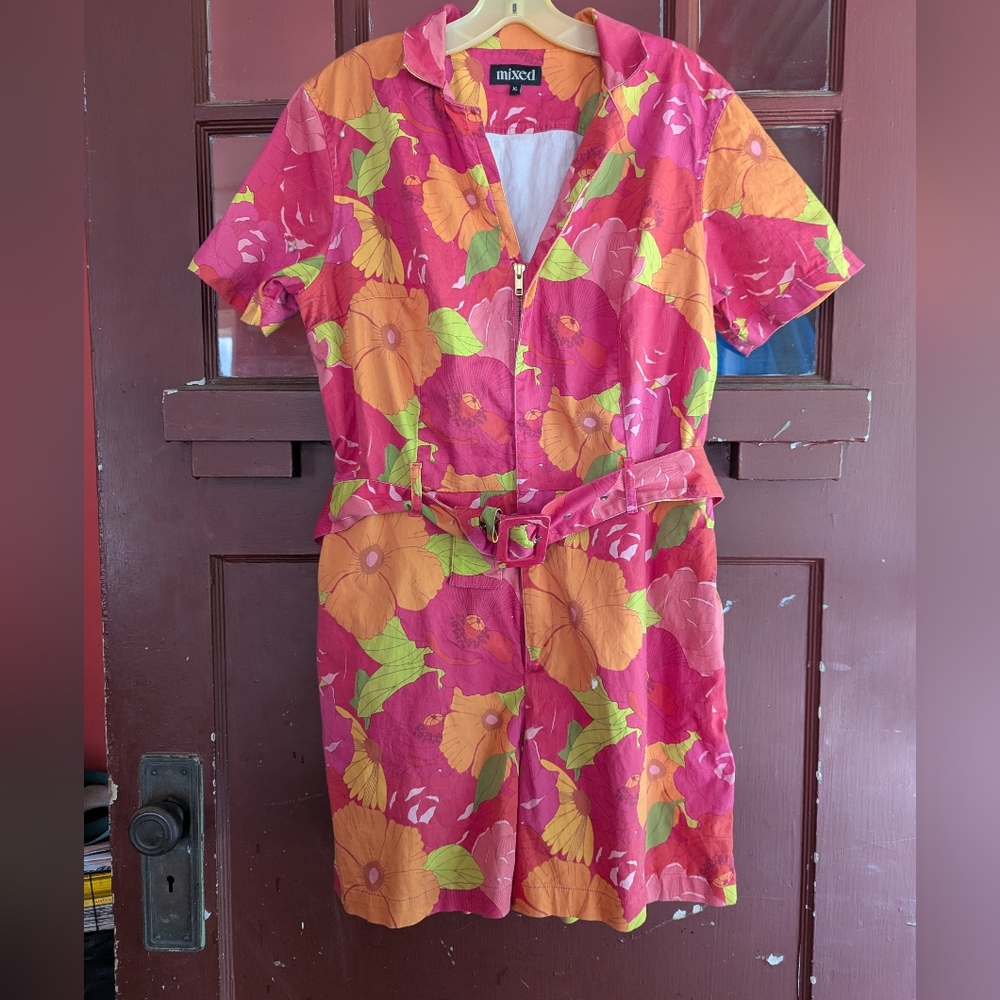 Mixed by Nasrin 'Bloom' shorts romper